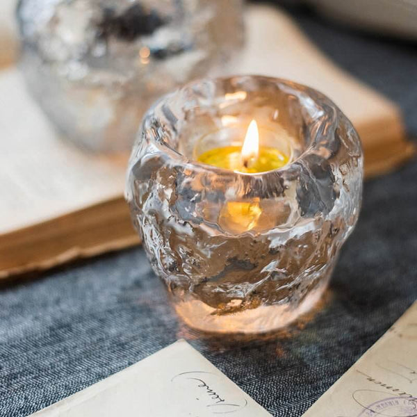 Decorative Tabletop Ornaments Glass Romantic Candle Light Cup - Prettii
