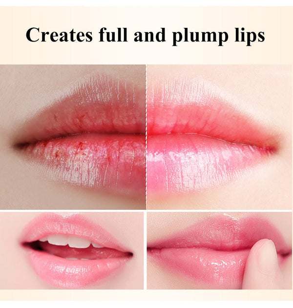 Hyaluronic Acid Long - lasting Nourishing Lip Balm Lip Plumper Moisturizing Reduce Fine Lines Relieve Dryness Lip Care - Prettii