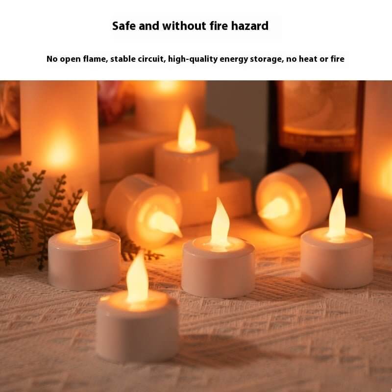 Plastic LED Electronic Candle Decorative Candle Light - Prettii
