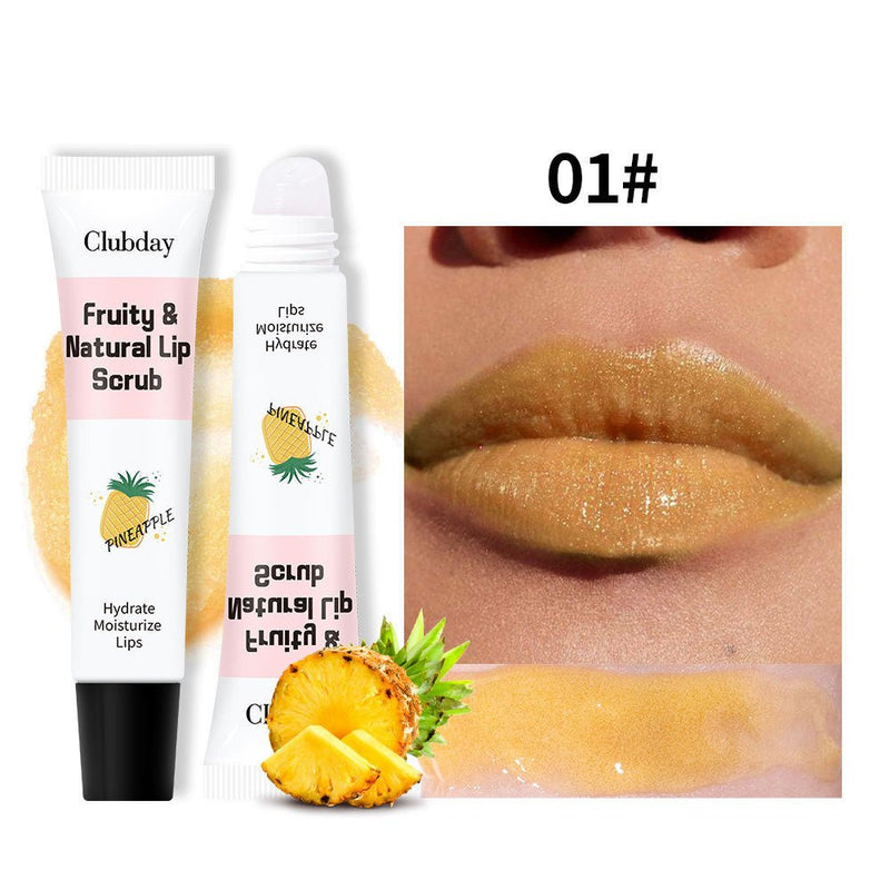 Makeup Exfoliating Exfoliating Exfoliating Fade Lip Lines Moisturizing Care Lipstick Fruit Flavor - Prettii