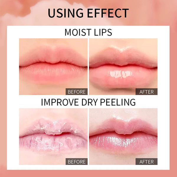 Lip Care Ampoule Nourishing Hydrating And Moisturizing Transparent Care Fruit Flavor Lip Gloss Makeup - Prettii