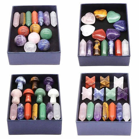CHAKRA NATURAL STONE SET