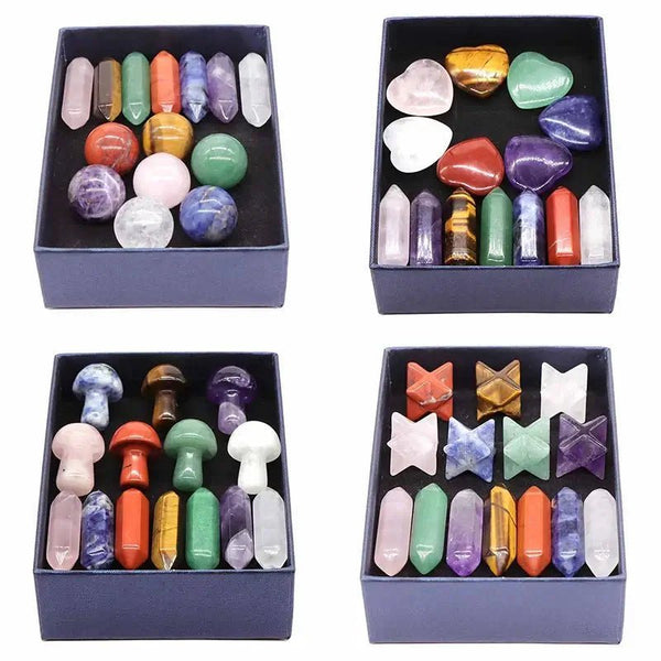 CHAKRA NATURAL STONE SET - Prettii