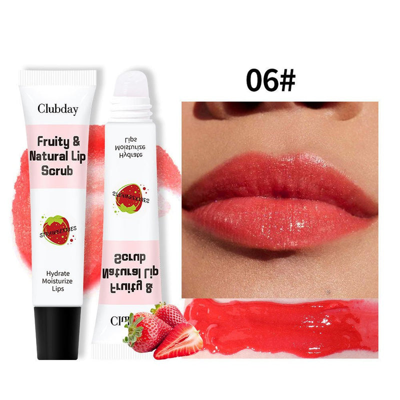 Makeup Exfoliating Exfoliating Exfoliating Fade Lip Lines Moisturizing Care Lipstick Fruit Flavor - Prettii