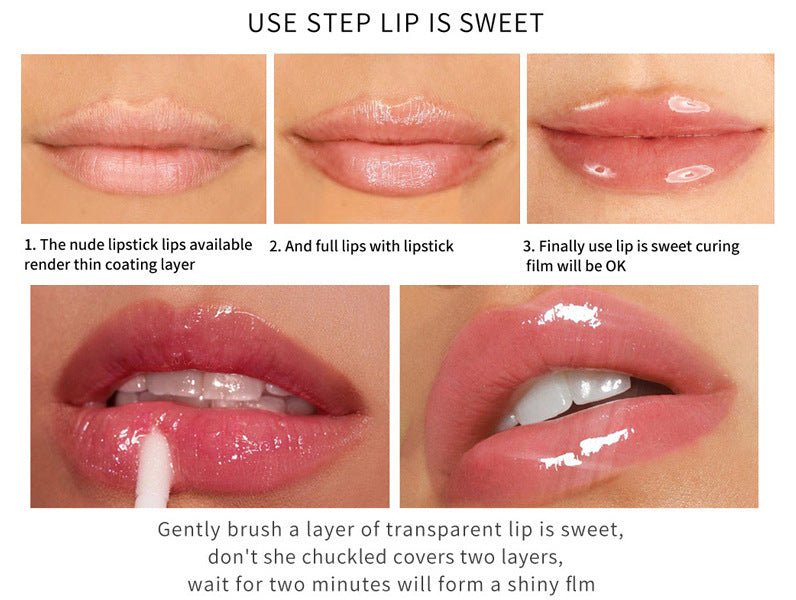 Lip Care Ampoule Nourishing Hydrating And Moisturizing Transparent Care Fruit Flavor Lip Gloss Makeup - Prettii